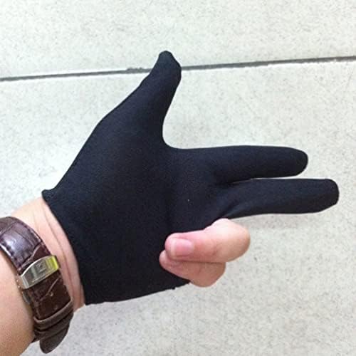 Inoomp 12pcs 3 rukavice za milijar prsta rukavica na bazenu Snooker Cue Sports Pribor za muškarcu Žene nose
